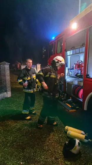 Działania gaśnicze — 4 listopada 2018 — zdjęcie 10