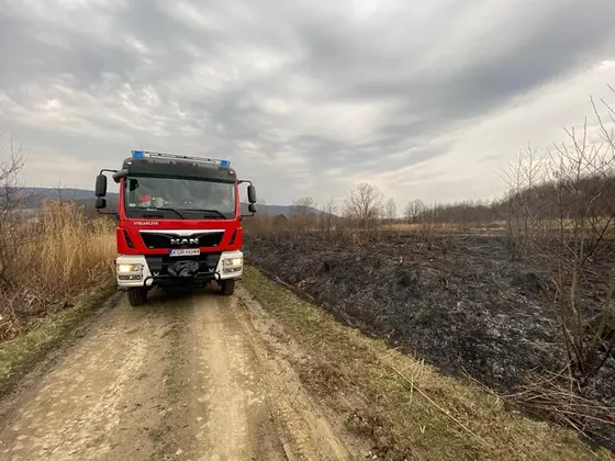 Działania gaśnicze — 1 kwietnia 2021