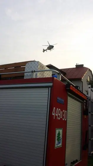 Zabezpieczenie lądowiska dla śmigłowca LPR – 12.08.2015 — zdjęcie 5