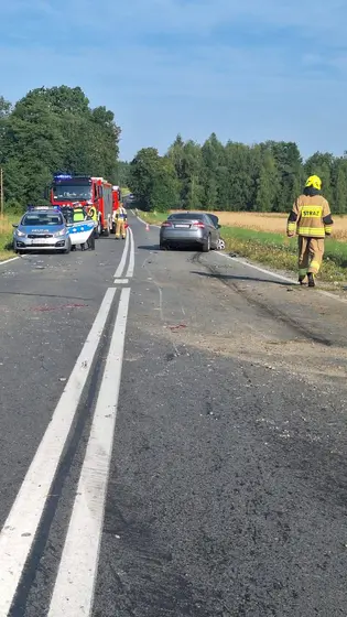 Zderzenie trzech samochodów w Krygu — 31.07.2026 — zdjęcie 8