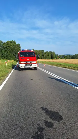 Zderzenie trzech samochodów w Krygu — 31.07.2026 — zdjęcie 15