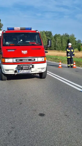 Zderzenie trzech samochodów w Krygu — 31.07.2026 — zdjęcie 16